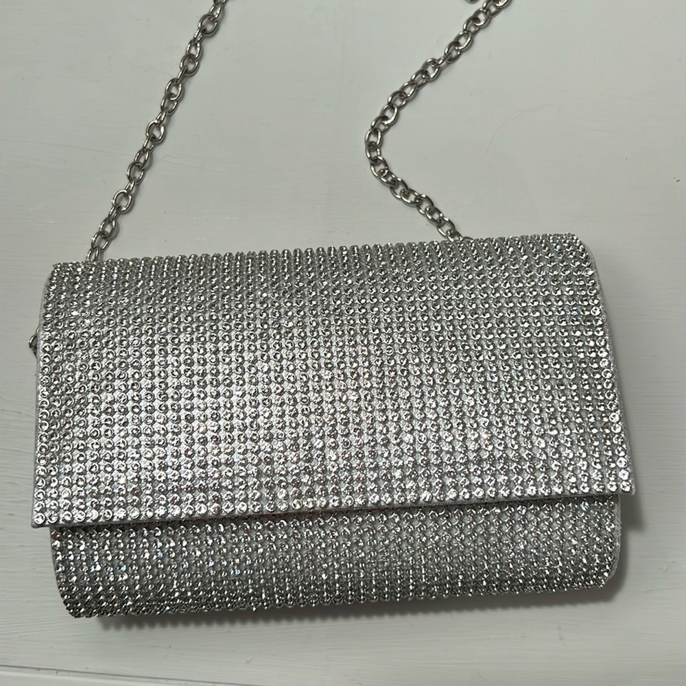 Clutch Bag with Long chain